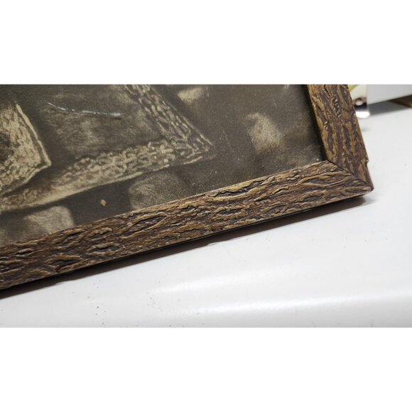 Antique Framed Van Dyke Print 16x11.75" Baby Stuart - Picture 6 of 8